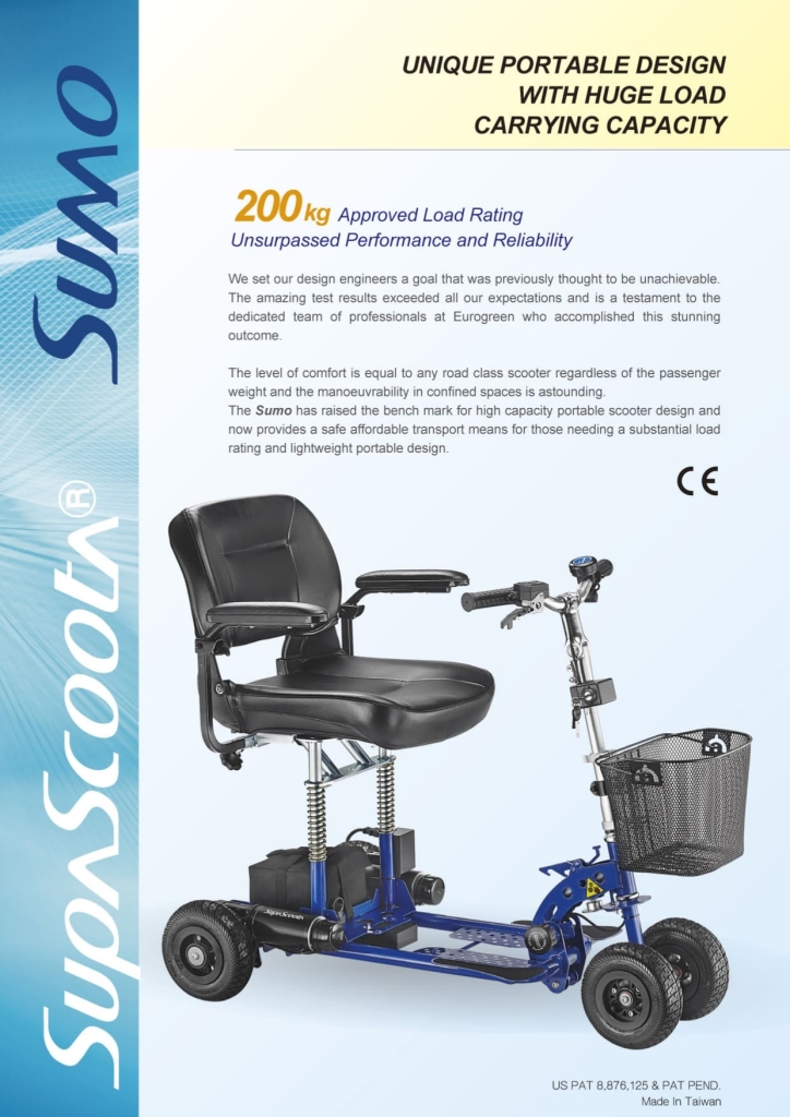 SupaScoota SUMO (SPARTAN) mobility scooter